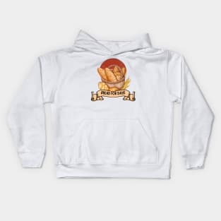 Bread for days Kids Hoodie